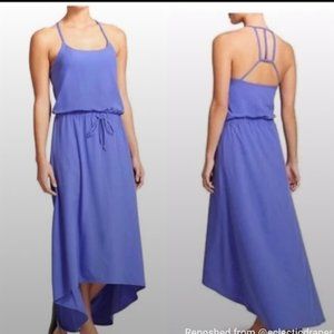 Athleta Novella Maxi Dress Womens 8 Stretchy Athleisure Purple